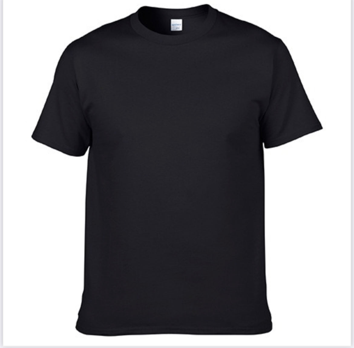 T shirt ingrosso nera basic