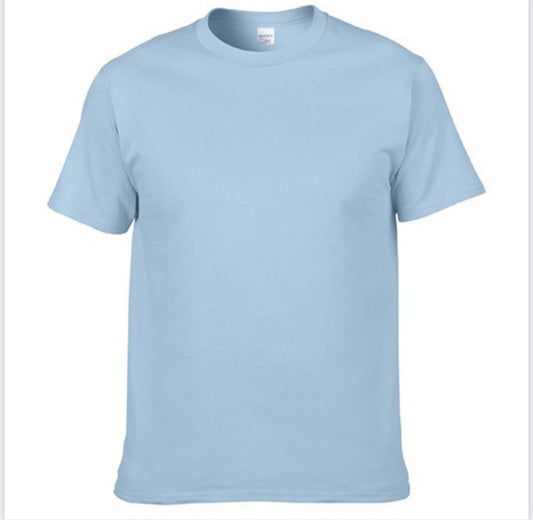 T Shirt azzurra ingrosso basic