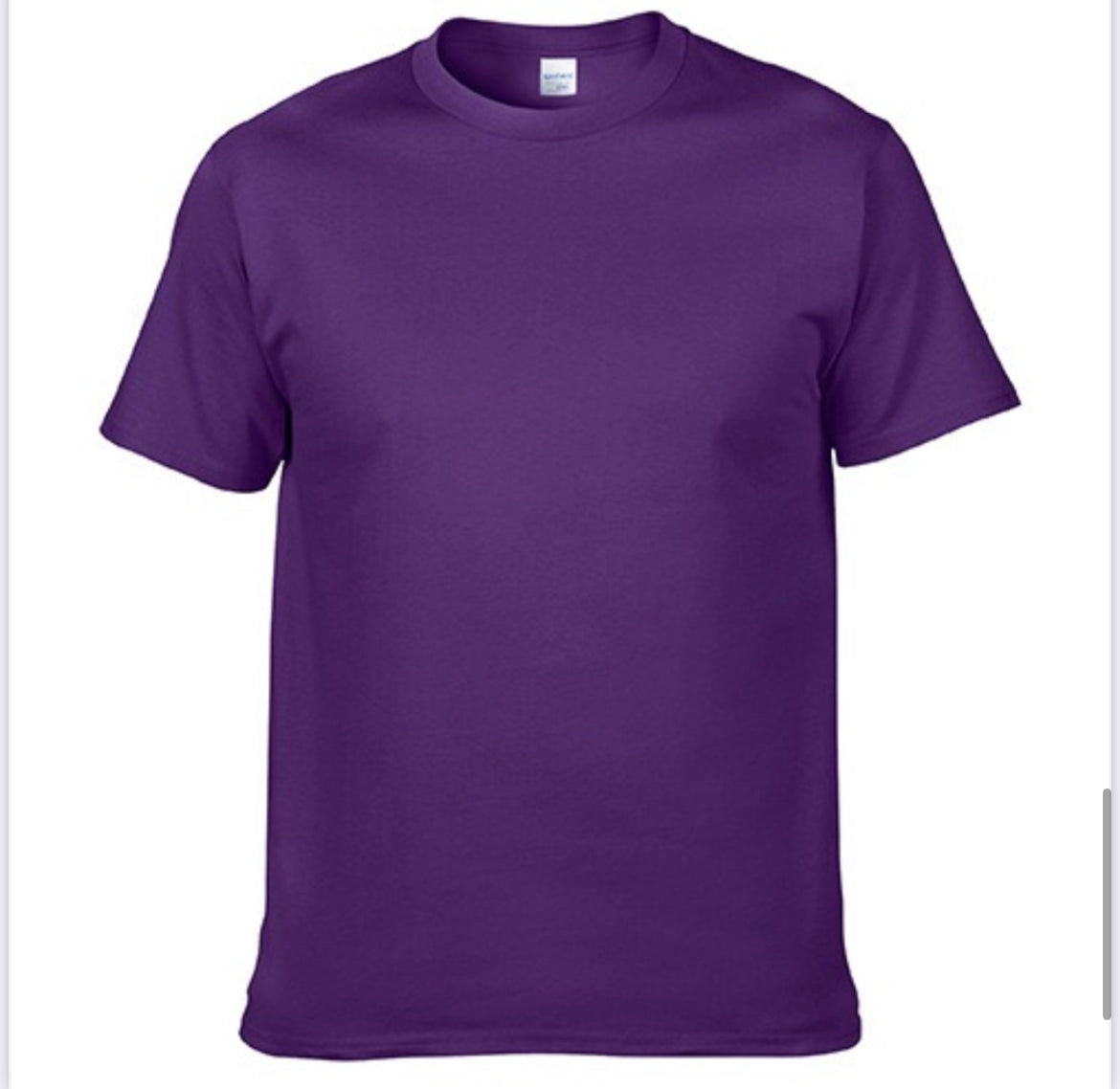 T shirt ingrosso viola basic