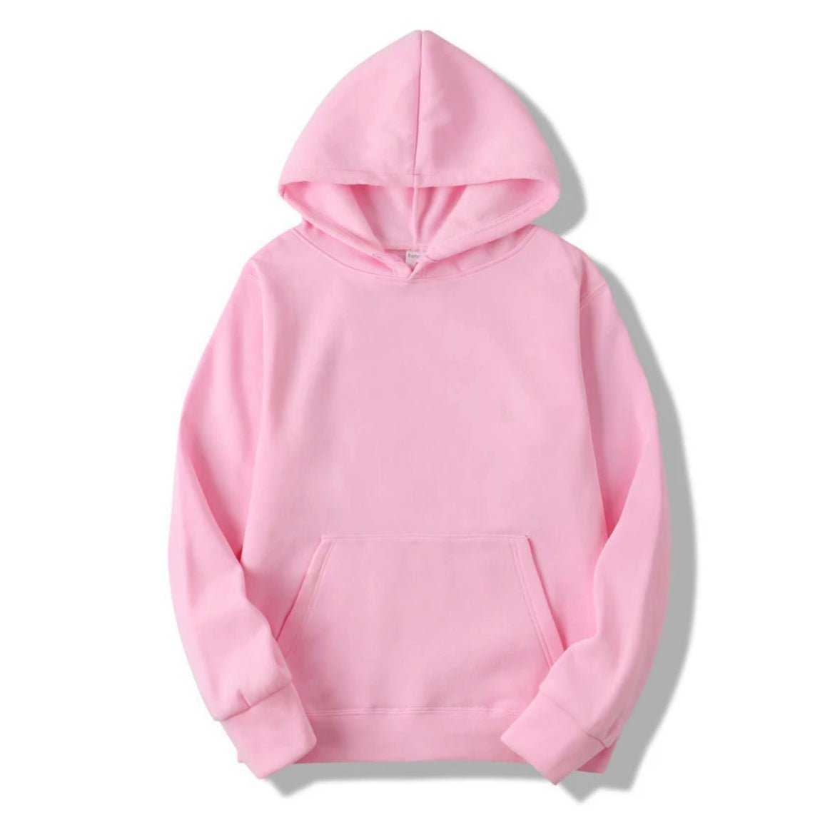 felpa rosa con cappuccio unisex